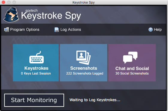 Keystroke Spy an invisible keystroke logger