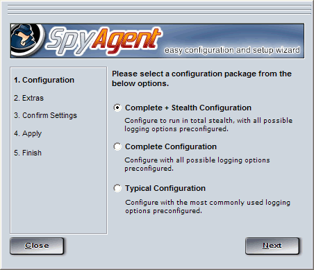how much mem does spyagent to install