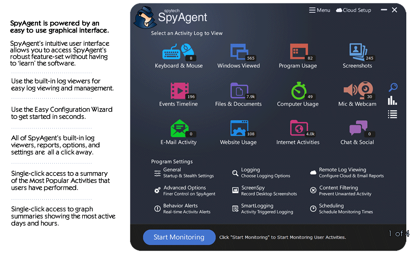 how to detect spyagent software